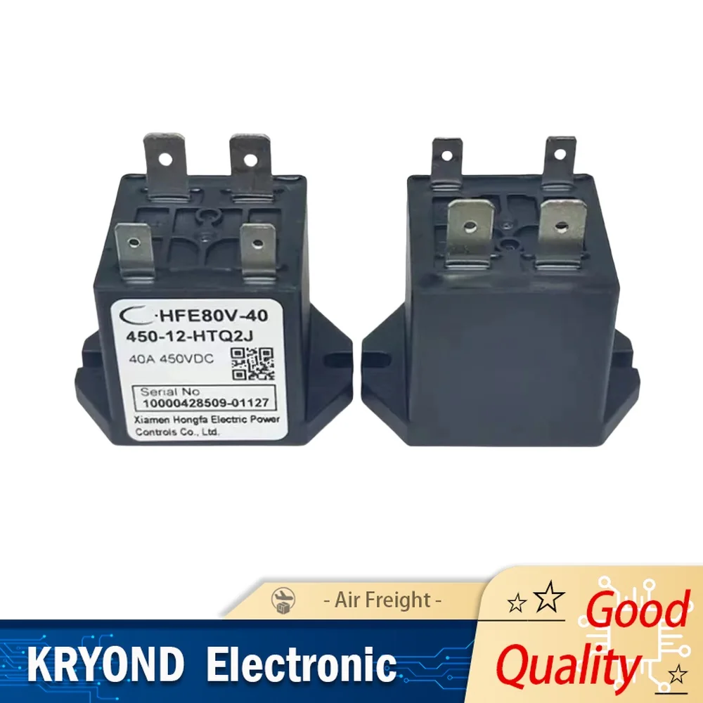 High Voltage DC Relay Contactor HFE80V-40 450-12-HTQ2J 40 A 12 V for Hongfa
High Voltage DC Relay Contactor HFE80V-40 450-12-HTQ2J 40 A 12 V for Hongfa