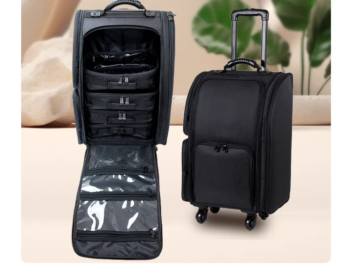 Женский чехол на колесиках, водонепроницаемый дорожный косметический органайзер для визажиста, профессиональный чехол для макияжа, косметичка на колесиках, косметичка
Женский чехол на колесиках, водонепроницаемый дорожный косметический органайзер для визажиста, профессиональный чехол для макияжа, косметичка на колесиках, косметичка