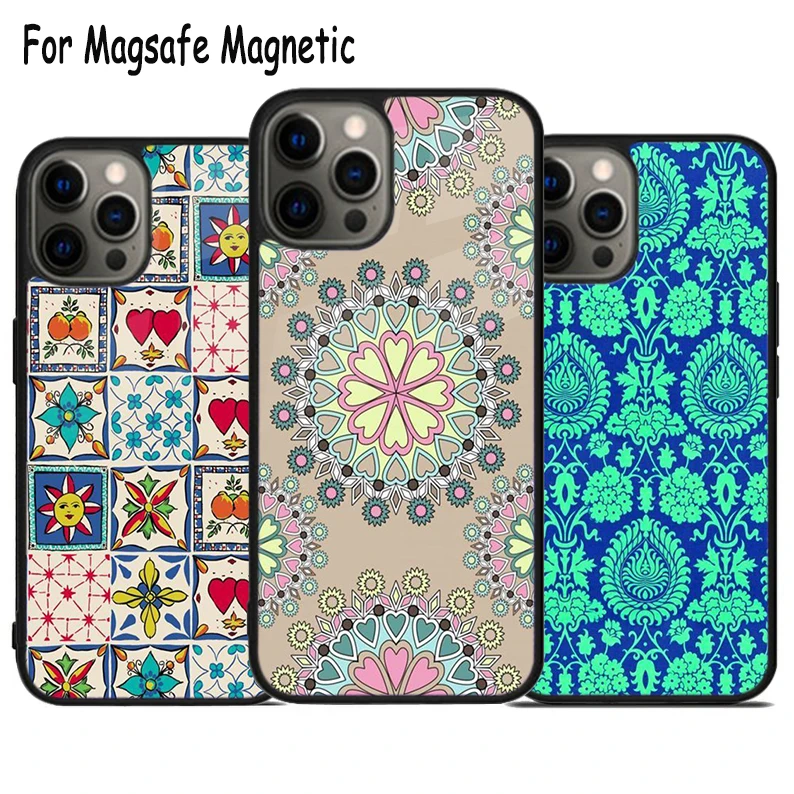 Марокканская плитка, Беспроводная зарядка, чехол Magsafe для телефона iPhone 15 16 14 13 11 12 Pro Max Plus, магнитный чехол-бампер
Марокканская плитка, Беспроводная зарядка, чехол Magsafe для телефона iPhone 15 16 14 13 11 12 Pro Max Plus, магнитный чехол-бампер