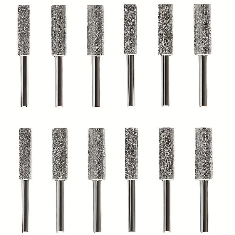 12Pcs Diamond Chainsaw Sharpener 1/8" Shank High Hardness Burr Grinding Chainsaw Sharpening Kit for Chain Saw Stone Jewelry Wood
12Pcs Diamond Chainsaw Sharpener 1/8" Shank High Hardness Burr Grinding Chainsaw Sharpening Kit for Chain Saw Stone Jewelry Wood