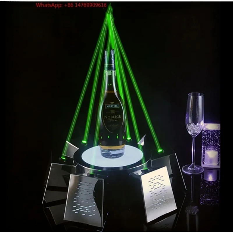 Premium Custom LED Liquor Display StandCustom LED Bottle Presenter Glorifier With Led Sign - Rechargeable Portable VIP Wine Cham
Premium Custom LED Liquor Display StandCustom LED Bottle Presenter Glorifier With Led Sign - Rechargeable Portable VIP Wine Cham