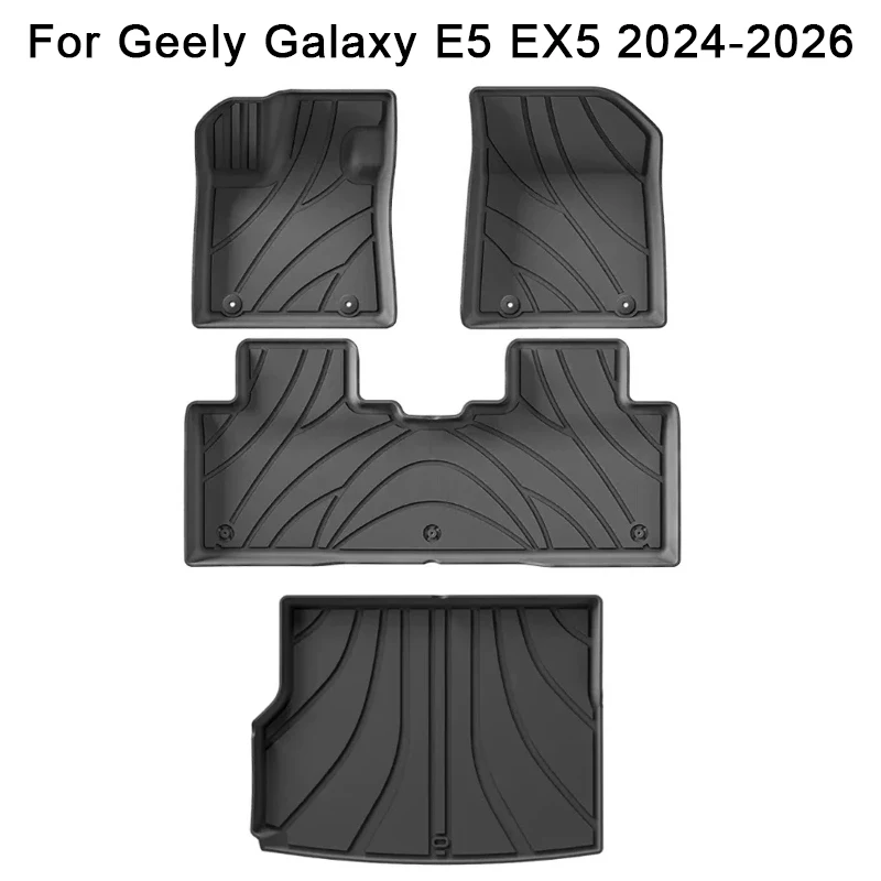 for Geely Galaxy E5 EX5 2024 2025 2026 Car Floor Mats TPE Left Hand Drive 3D Foot Mat Right Rudder Trunk Pad Black
for Geely Galaxy E5 EX5 2024 2025 2026 Car Floor Mats TPE Left Hand Drive 3D Foot Mat Right Rudder Trunk Pad Black
