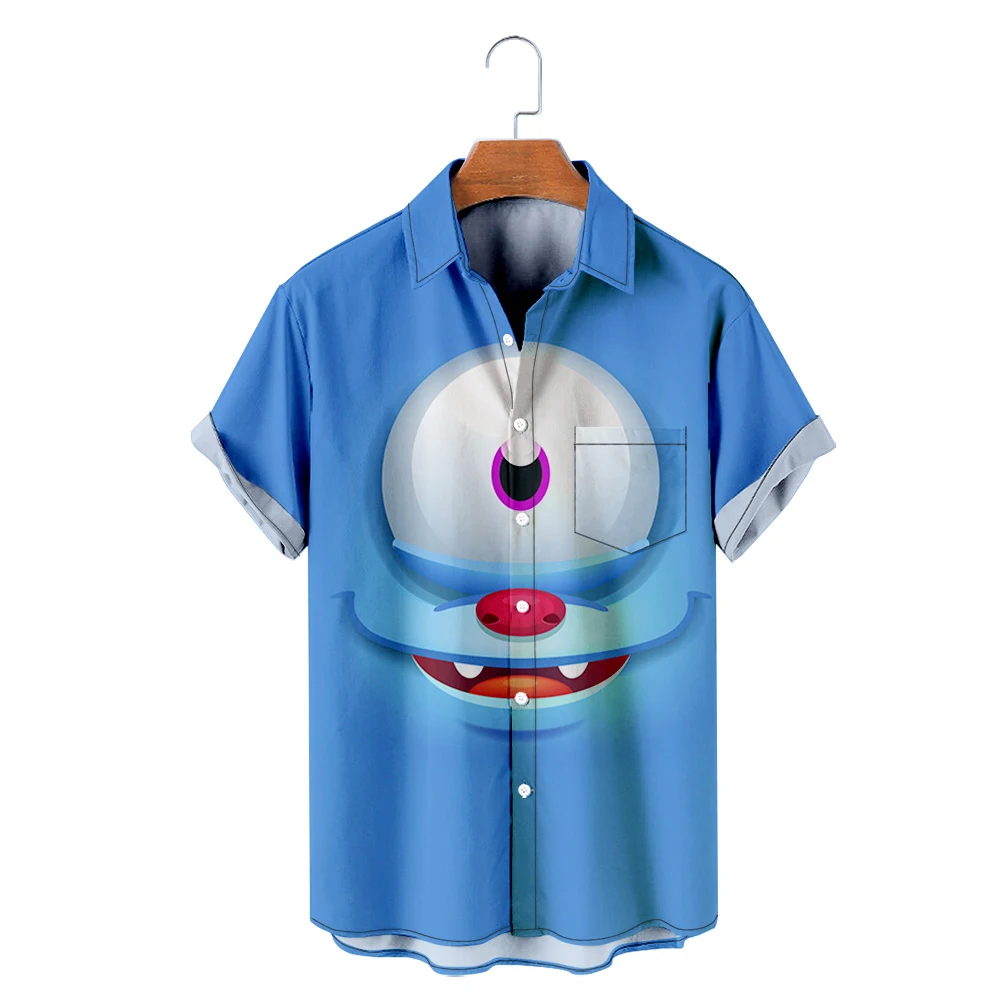 Men's Hawaiian T-Shirt Y2K Hombre Fashion Shirt Horror Cartoon Face3D Print Cozy Casual Short Sleeve Beach Oversized Clothes 12
Men's Hawaiian T-Shirt Y2K Hombre Fashion Shirt Horror Cartoon Face3D Print Cozy Casual Short Sleeve Beach Oversized Clothes 12