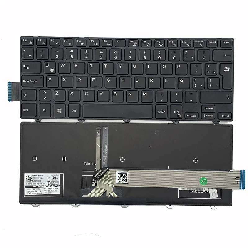 New Laptop keyboard For Dell Inspiron 14 3000 series 3452 3441 3442 5447 3458 3441 3451 3452 3462 3465 7447 Backlit LA SP
New Laptop keyboard For Dell Inspiron 14 3000 series 3452 3441 3442 5447 3458 3441 3451 3452 3462 3465 7447 Backlit LA SP