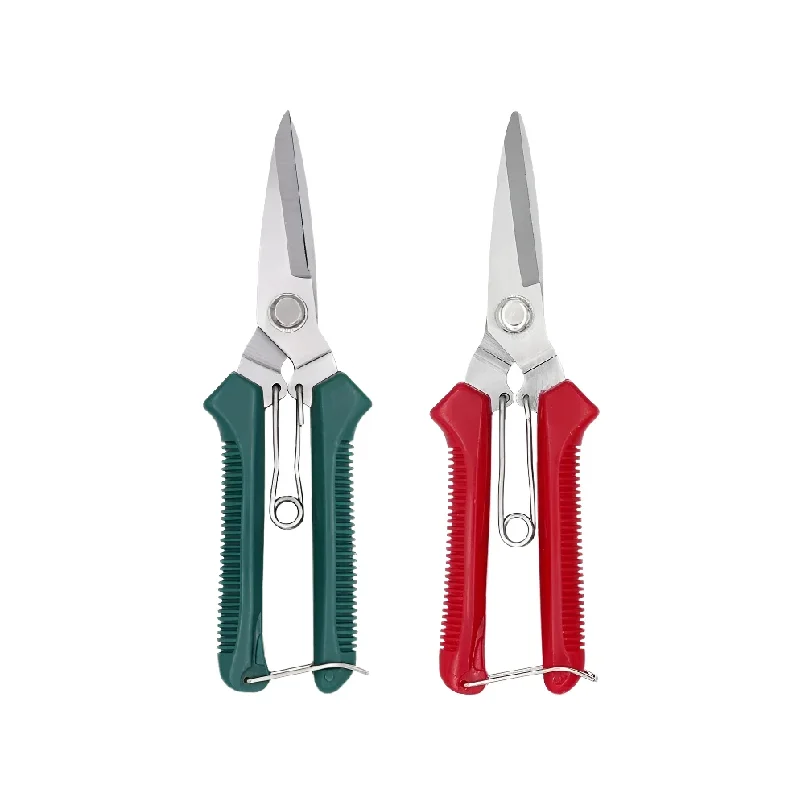Garden Pruning Shears for Bonsai, Straight Head, Stainless Steel Blade, Non-slip Handle, Handy Trimming Tool for Home Use
Garden Pruning Shears for Bonsai, Straight Head, Stainless Steel Blade, Non-slip Handle, Handy Trimming Tool for Home Use