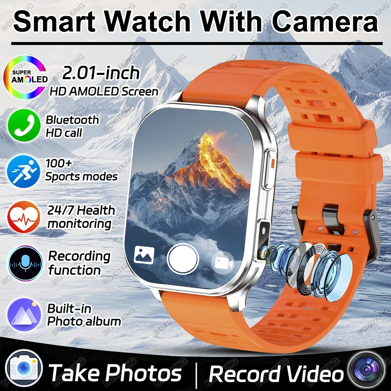 New Camera Smartwatch Men Women Photos Record Video Health Sports Fitness Waterproof Flashlight Call Smart Watch For iOS Android
New Camera Smartwatch Men Women Photos Record Video Health Sports Fitness Waterproof Flashlight Call Smart Watch For iOS Android