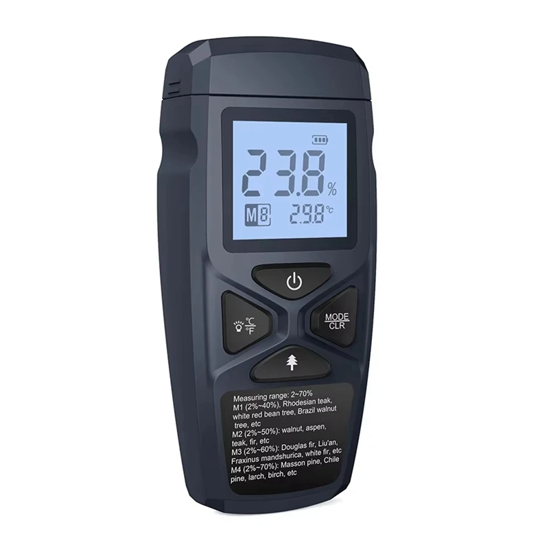 AB08-New HYT109 Wood Moisture Meter Wood Moisture Content Tester Paper Humidity Detector Wood Flooring Timber Damp Detector
AB08-New HYT109 Wood Moisture Meter Wood Moisture Content Tester Paper Humidity Detector Wood Flooring Timber Damp Detector