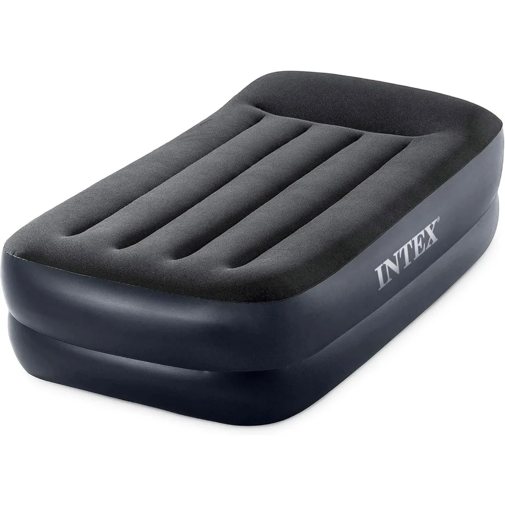 Intex Raised Airbed Mattress with Built-in Pump, Dura-Beam Plus Pillow, Twin - Portable Inflatable Luxury Blow-Up Bed for Adults
Intex Raised Airbed Mattress with Built-in Pump, Dura-Beam Plus Pillow, Twin - Portable Inflatable Luxury Blow-Up Bed for Adults