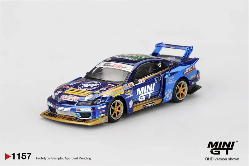 PreSale MINI GT 1:64 LB-Super Silhouette S15 SILVIA NO.555 Team Liberty Walk 2025 Die-Cast Car Model Miniature Gifts
PreSale MINI GT 1:64 LB-Super Silhouette S15 SILVIA NO.555 Team Liberty Walk 2025 Die-Cast Car Model Miniature Gifts
