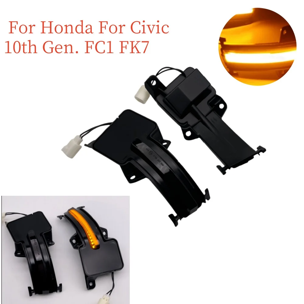 For Honda's Civic 10th generation FC1 FK7 2016-2020 flow flasher side mirror light LED dynamic turn signal light
For Honda's Civic 10th generation FC1 FK7 2016-2020 flow flasher side mirror light LED dynamic turn signal light