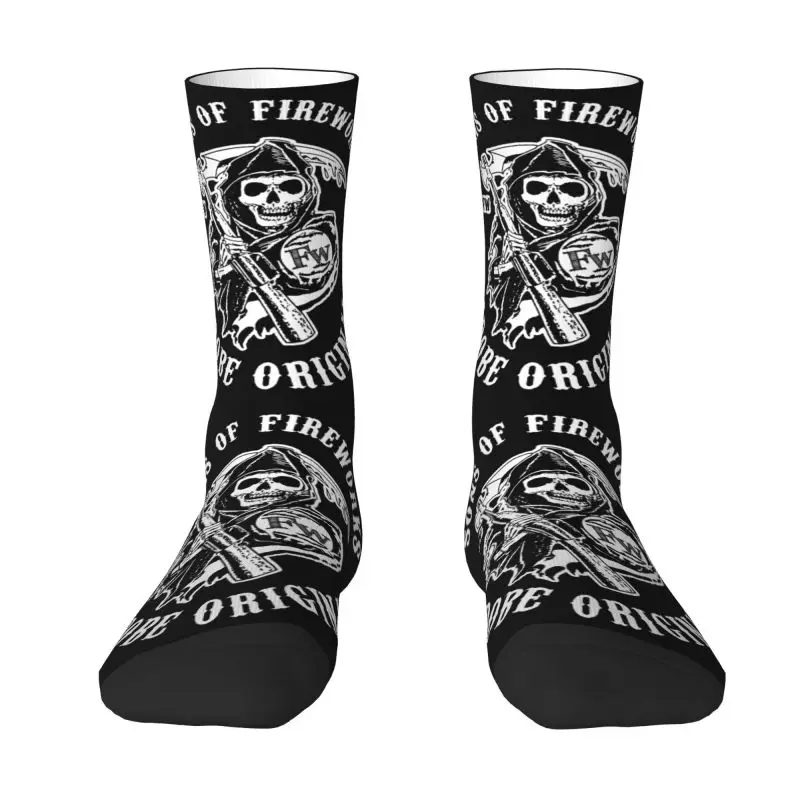 Horror Tv Movie Sons Of Anarchys Dress Socks for Men Women Warm Fashion Novelty Crew Socks
Horror Tv Movie Sons Of Anarchys Dress Socks for Men Women Warm Fashion Novelty Crew Socks