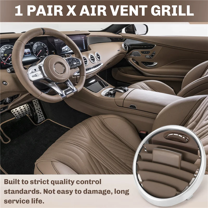 AW-Left+Right Dash AC Air Vent Grill 1648301954 1648302154 For GL ML X164 Air Outlet Decorative Frame
AW-Left+Right Dash AC Air Vent Grill 1648301954 1648302154 For GL ML X164 Air Outlet Decorative Frame