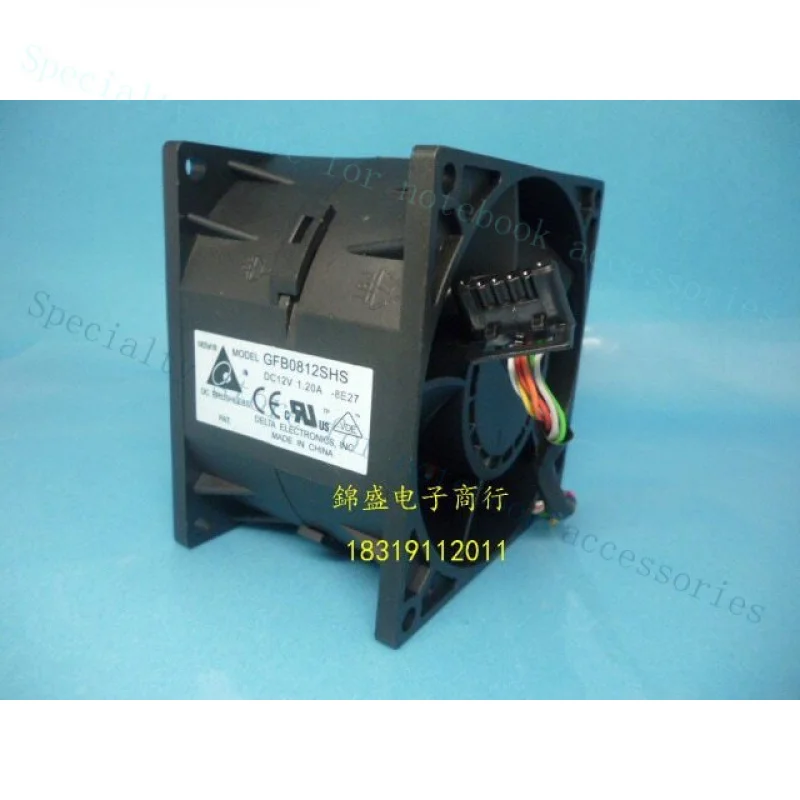 Вентилятор A+ Delta GFB0812SHS 8056 12V 1.20A, 8-линейный, с двойным ротором, мощный
Вентилятор A+ Delta GFB0812SHS 8056 12V 1.20A, 8-линейный, с двойным ротором, мощный