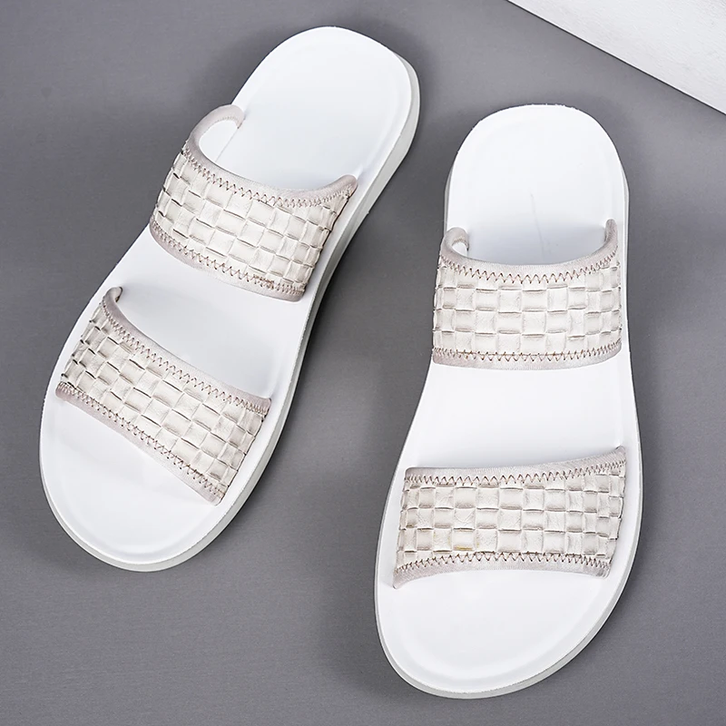 Men's Summer Comfortable Soft Bottom Woven Double Strap Sandals Anti-Slip Wear-Resistant Breathable Casual Slip-On Slippers-2553
Men's Summer Comfortable Soft Bottom Woven Double Strap Sandals Anti-Slip Wear-Resistant Breathable Casual Slip-On Slippers-2553