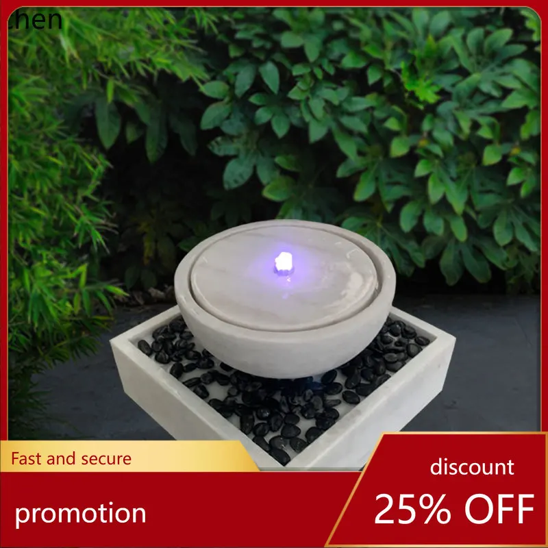 ZMLWater Bowl Fountain Pool Landscape Courtyard Villa Stone Bowl Water System Ornament Garden Balcony Fountain
ZMLWater Bowl Fountain Pool Landscape Courtyard Villa Stone Bowl Water System Ornament Garden Balcony Fountain