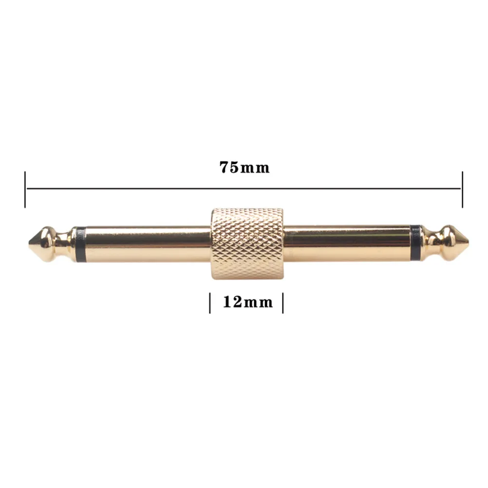 5Pcs 6.35mm Male Jack Guitar Effect Pedal Connector for Pedalboard Space Saving Low Noise Signal Transmission Professional
5Pcs 6.35mm Male Jack Guitar Effect Pedal Connector for Pedalboard Space Saving Low Noise Signal Transmission Professional