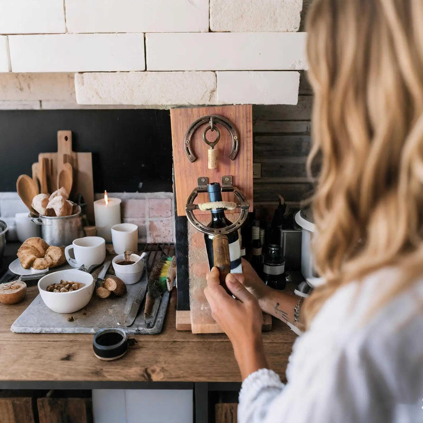 Horseshoe Wine Bottle Opener Vintage Horseshoe Design Kitchen Wine Opening Tool Farmhouse Corkscrew For Housewarming Home Bar
Horseshoe Wine Bottle Opener Vintage Horseshoe Design Kitchen Wine Opening Tool Farmhouse Corkscrew For Housewarming Home Bar