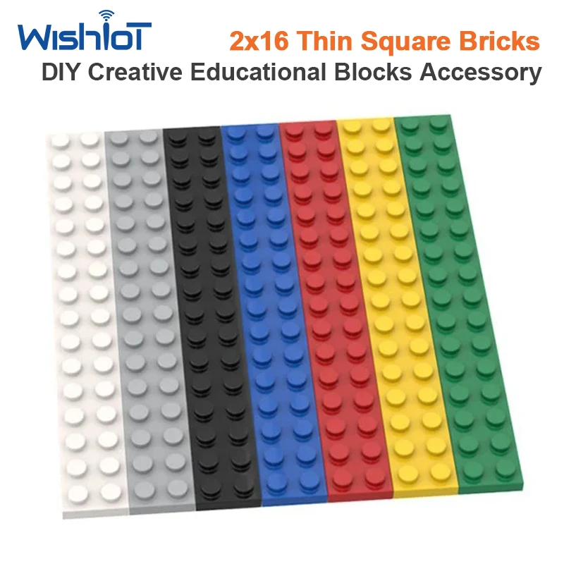 DIY Building Blocks Thin Figures Bricks 2x16 Dots Educational Creative Size Compatible With 4282 Toys for Children
DIY Building Blocks Thin Figures Bricks 2x16 Dots Educational Creative Size Compatible With 4282 Toys for Children