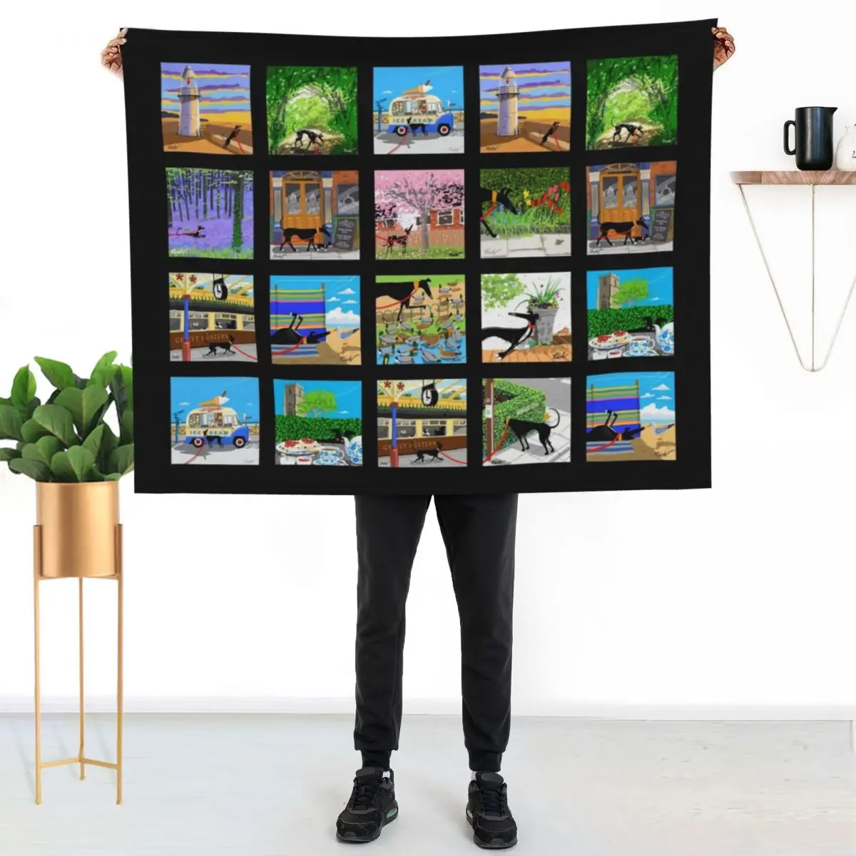 The Lockdown Doodles Set 1 Throw Blanket Soft Sherpa Fleece Warm Blanket for Winter
The Lockdown Doodles Set 1 Throw Blanket Soft Sherpa Fleece Warm Blanket for Winter