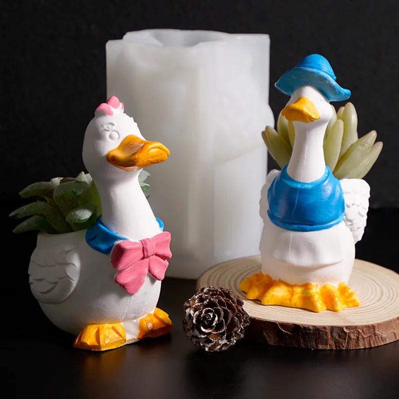 Duck Flowerpot Silicone Molds DIY Home Garden Decorative Candlestick Plaster Cement Mould Plants Pot Storage Box Resin Mold
Duck Flowerpot Silicone Molds DIY Home Garden Decorative Candlestick Plaster Cement Mould Plants Pot Storage Box Resin Mold