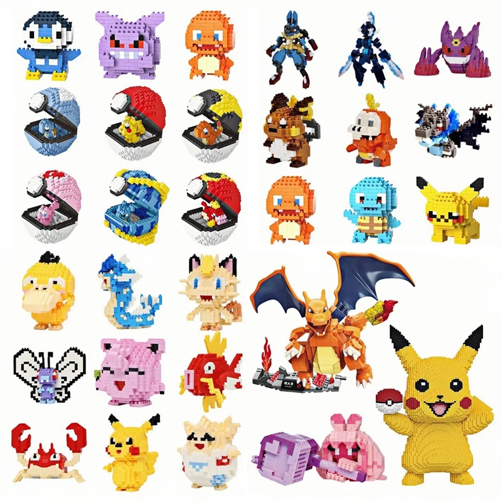Pokemon Micro Building Blocks Eevee Piplup Squirtle Small Bricks Building Set STEM Learning Toy for Birthday Children Gift Box
Pokemon Micro Building Blocks Eevee Piplup Squirtle Small Bricks Building Set STEM Learning Toy for Birthday Children Gift Box