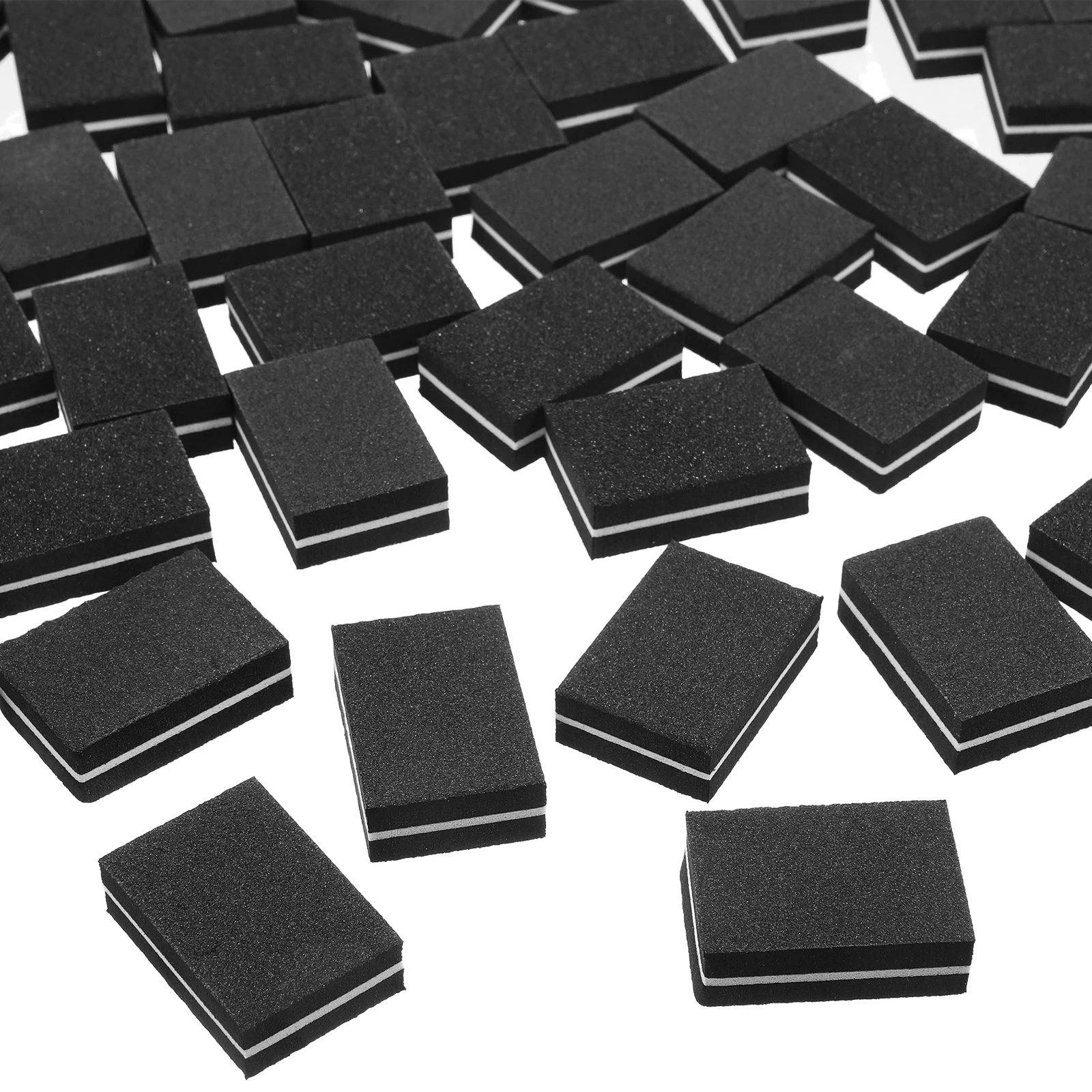 50 Pcs Mini Block Nail File Dual Side Sponge Material Lightweight Portable Manicure Sanding Fingernail Toenail Buffer BlackRed
50 Pcs Mini Block Nail File Dual Side Sponge Material Lightweight Portable Manicure Sanding Fingernail Toenail Buffer BlackRed