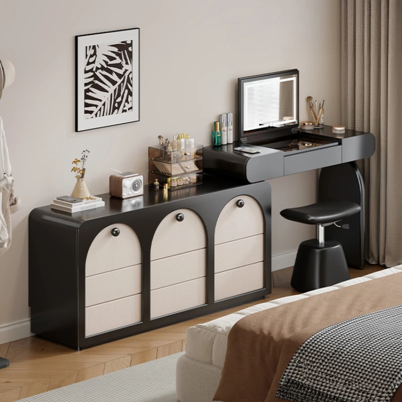 Luxury Modern Storage Vanity Table Mirror Drawers Girls Unique Makeup Dressers Girls Bedroom Comoda Do Quarto Furniture Home
Luxury Modern Storage Vanity Table Mirror Drawers Girls Unique Makeup Dressers Girls Bedroom Comoda Do Quarto Furniture Home