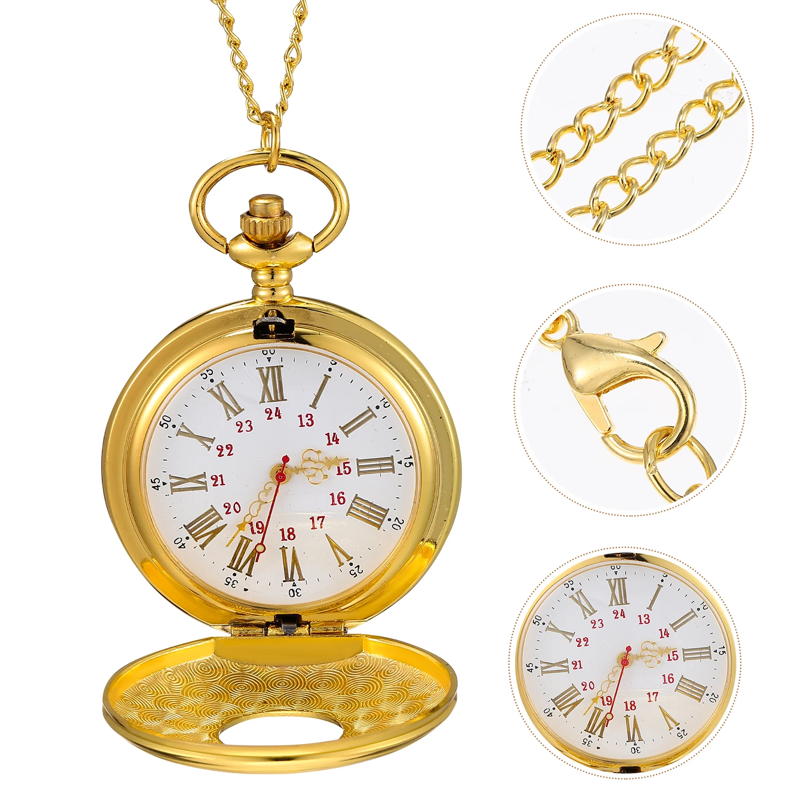 Pocket Vintage Roman Numeral Watch Unisex Men Women Retro Mechanical Metal Watch Decorative Pendant Gift For
Pocket Vintage Roman Numeral Watch Unisex Men Women Retro Mechanical Metal Watch Decorative Pendant Gift For