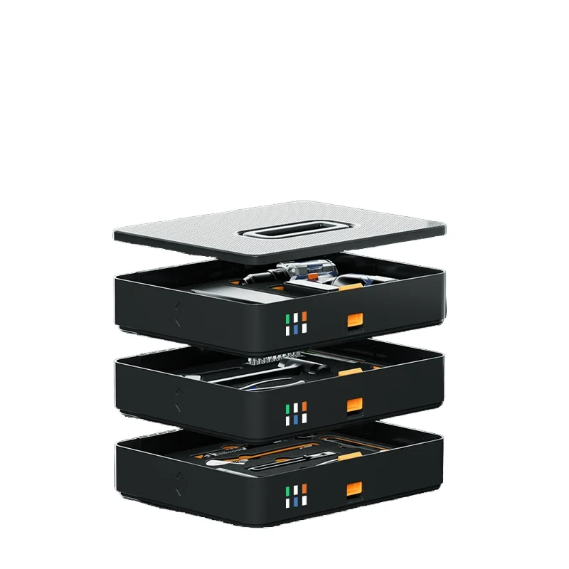 Многофункциональное оборудование, набор сверл для электрика, литиевая домашняя машина с многослойным складным ящиком для инструментов, ручные инструменты, OEM настраиваемый
Многофункциональное оборудование, набор сверл для электрика, литиевая домашняя машина с многослойным складным ящиком для инструментов, ручные инструменты, OEM настраиваемый