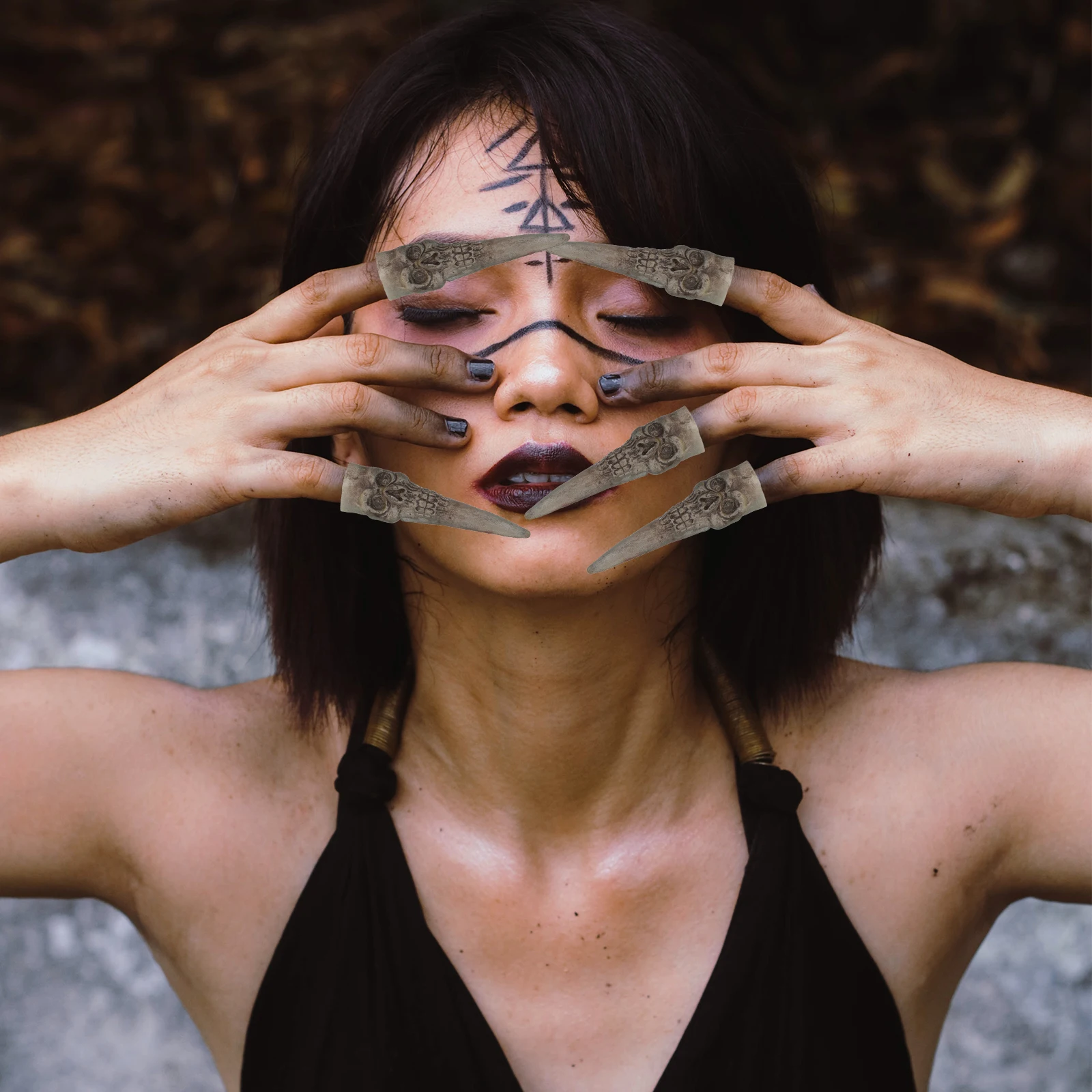 Plastic False Nails Scary Zombie Fingers for Halloween Costume Party Props Hand Puppets Fake Witch Nails Cosplay Toys 
Plastic False Nails Scary Zombie Fingers for Halloween Costume Party Props Hand Puppets Fake Witch Nails Cosplay Toys