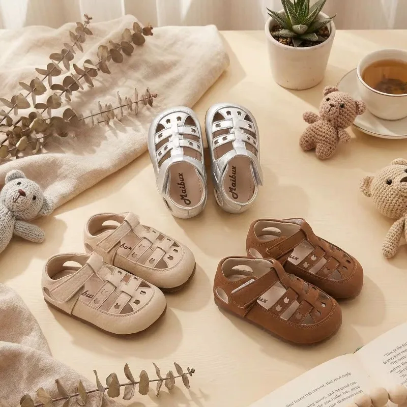 Baby Sandals Hollowed-out Versatile Kids Princess Shoes Round Toes Soft Sole 2026 Summer New Toddler Beach Shoes Casual Non-slip
Baby Sandals Hollowed-out Versatile Kids Princess Shoes Round Toes Soft Sole 2026 Summer New Toddler Beach Shoes Casual Non-slip
