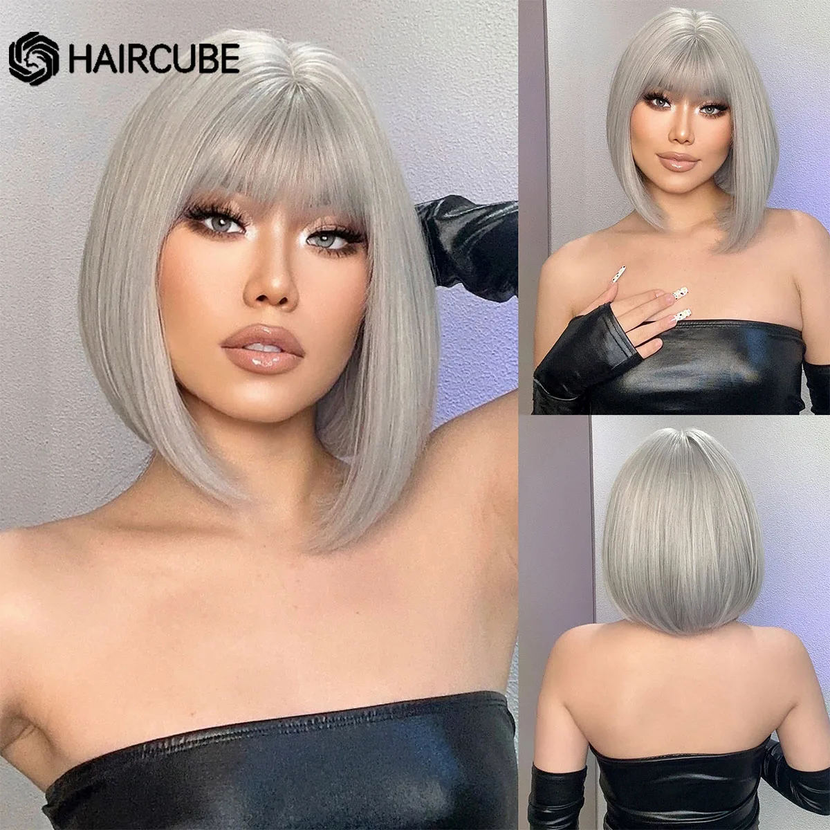 Парики HAIRCUBE короткие синтетические женские, жаропрочные прямые с челкой, с изображением серая галактика, для косплея на Рождество
Парики HAIRCUBE короткие синтетические женские, жаропрочные прямые с челкой, с изображением серая галактика, для косплея на Рождество