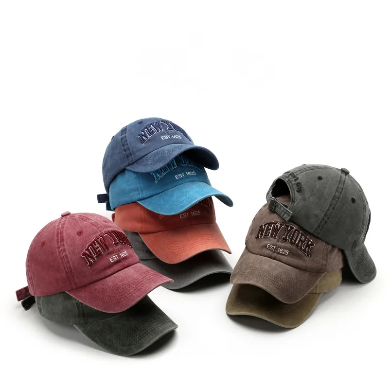 Spring and Autumn Korean Style Vintage Washed Embroidered Newyork Cap Men's Outdoor Sunshade Women's Sunscreen Baseball Cap
Spring and Autumn Korean Style Vintage Washed Embroidered Newyork Cap Men's Outdoor Sunshade Women's Sunscreen Baseball Cap