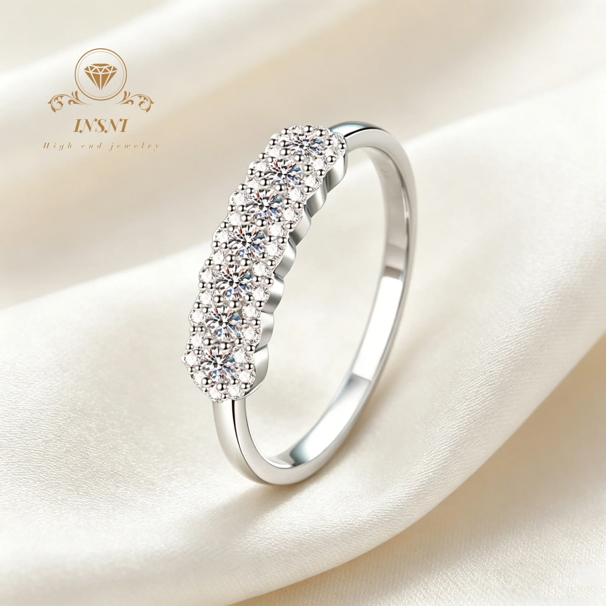 0.37Ct 925 Sterling Silver Moissanite Luxury Minimalist Ring Certified Women's Daily Styling Jewelry Gifts for Women Affordable
0.37Ct 925 Sterling Silver Moissanite Luxury Minimalist Ring Certified Women's Daily Styling Jewelry Gifts for Women Affordable