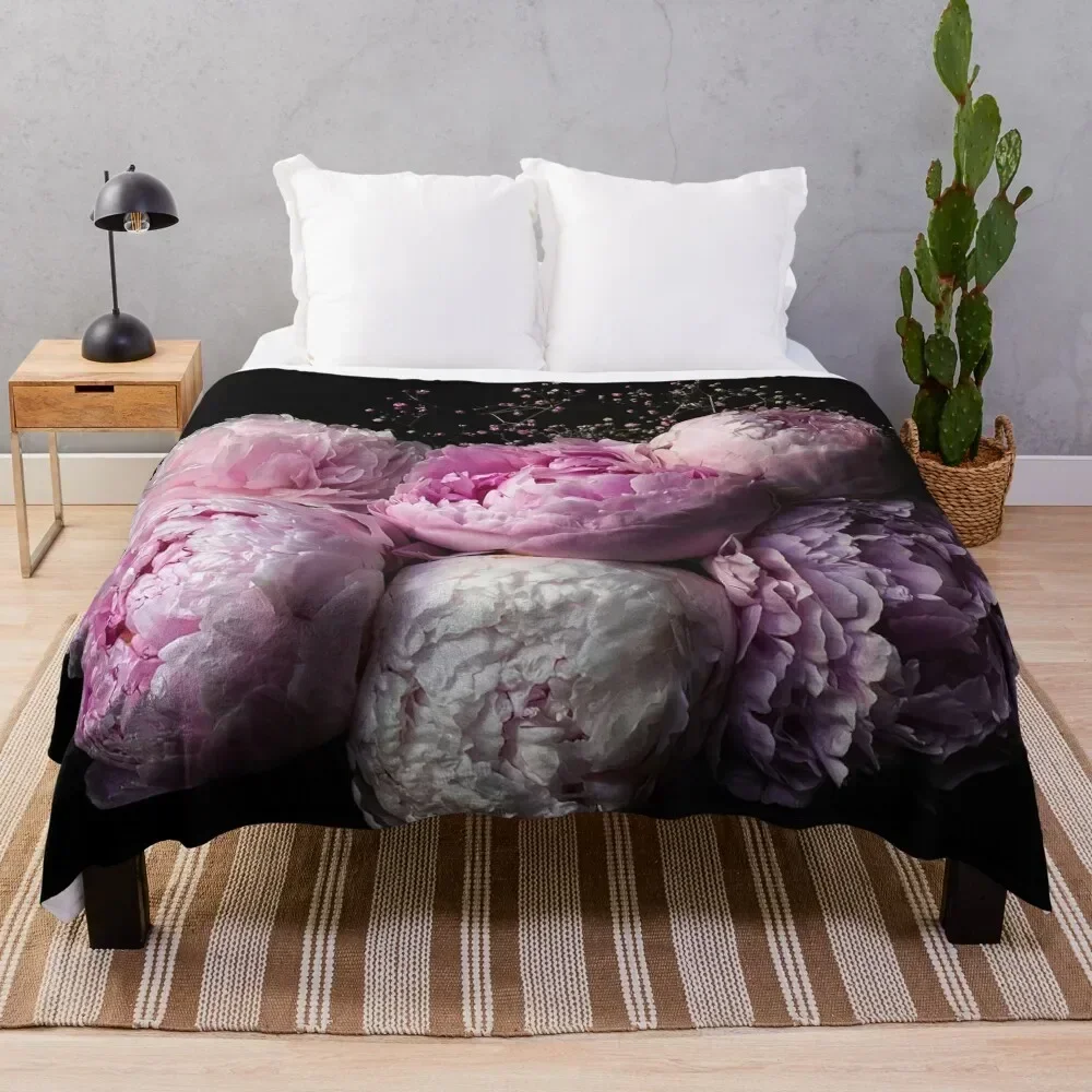 Peony in Pink Throw Blanket Soft Breathable Blanket for Night Sleeping
Peony in Pink Throw Blanket Soft Breathable Blanket for Night Sleeping