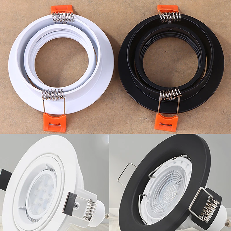 High Quality Aluminum Alloy White/Black Round GU10 MR16 Adjustable Spot Light Fixture LED Downlight Ceiling Spot Light Frame
High Quality Aluminum Alloy White/Black Round GU10 MR16 Adjustable Spot Light Fixture LED Downlight Ceiling Spot Light Frame