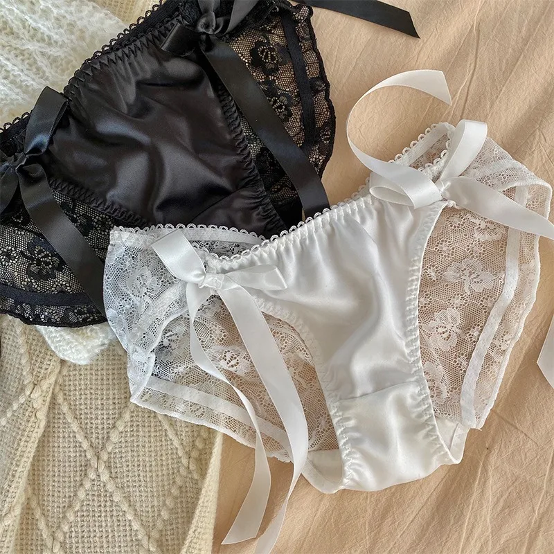 Japanese fashion sweet girl pure desire lace soft pure cotton crotch underwear girl sweet cute bow
Japanese fashion sweet girl pure desire lace soft pure cotton crotch underwear girl sweet cute bow