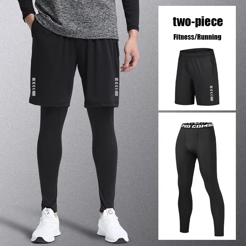 Tracksuit pants Tights Men's quick dry autumn winter high spring gym running suit set basketball compression training base
Tracksuit pants Tights Men's quick dry autumn winter high spring gym running suit set basketball compression training base
