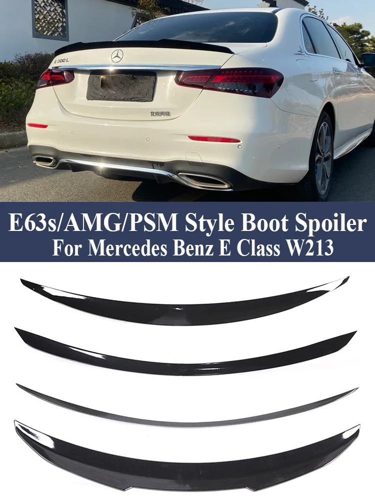 Rear Trunk Spoiler For Mercedes Benz E Class W213 2016-2022 Sedan AMG Style PSM E63 E63s Carbon Fiber Boot Wing Accessories
Rear Trunk Spoiler For Mercedes Benz E Class W213 2016-2022 Sedan AMG Style PSM E63 E63s Carbon Fiber Boot Wing Accessories
