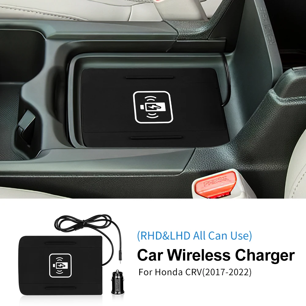 Беспроводное зарядное устройство для Honda CRV 2017-2022: быстрая зарядка, органайзер для центральной консоли, аксессуары для модификации интерьера
Беспроводное зарядное устройство для Honda CRV 2017-2022: быстрая зарядка, органайзер для центральной консоли, аксессуары для модификации интерьера