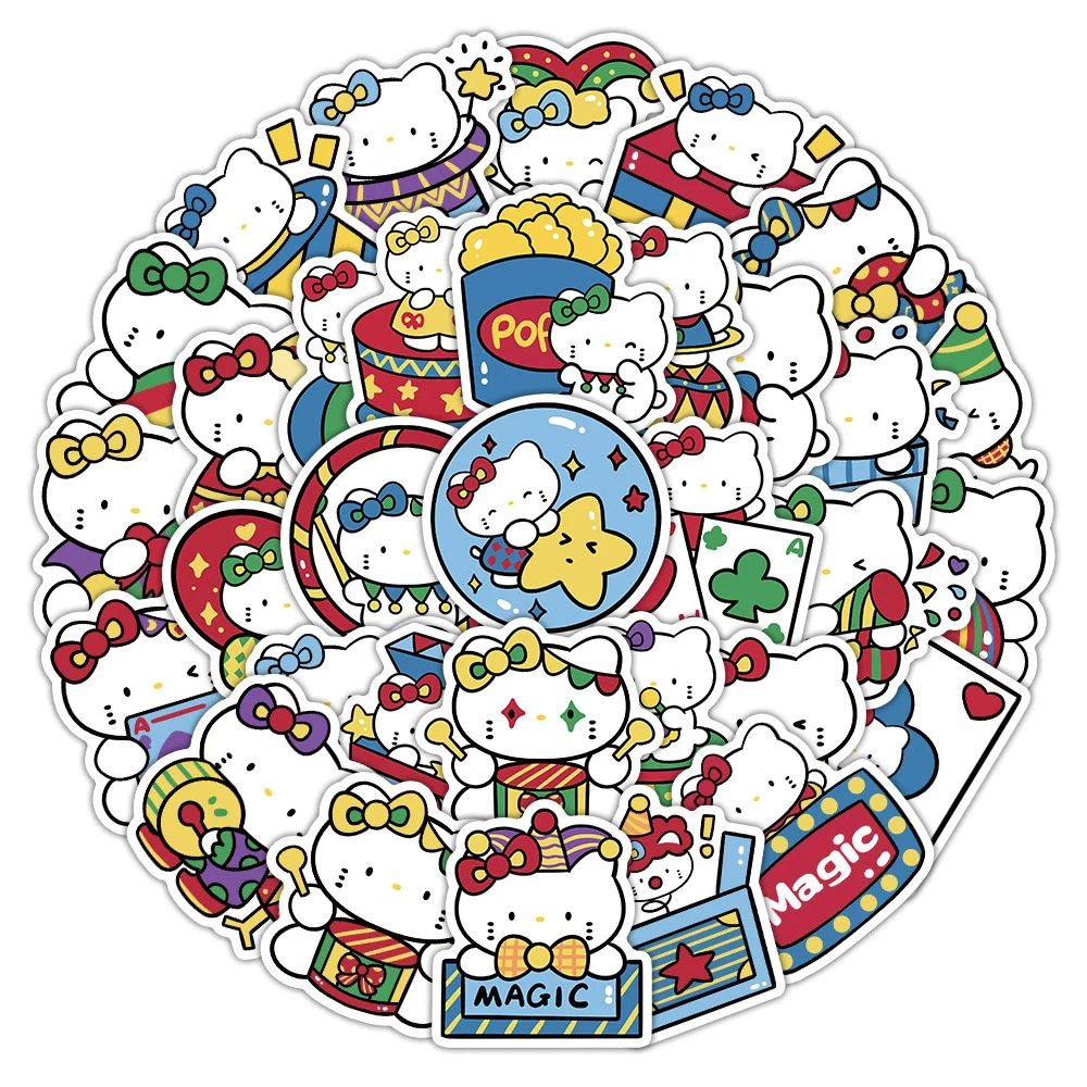 10/30/50pcs Cute Cartoon Sanrio Hello Kitty Graffiti Stickers Laptop Phone Notebook Suitcase Decoration Sticker for Kid Toy Gift
10/30/50pcs Cute Cartoon Sanrio Hello Kitty Graffiti Stickers Laptop Phone Notebook Suitcase Decoration Sticker for Kid Toy Gift