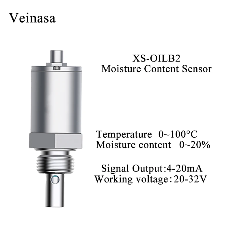 Датчик влажности Veinasa XS-OILB2-420mA-20 для смазочных масел, диапазон 0~10%, выход 4-20мА/RS485 MODBUS RTU, интеллектуальный датчик (модель 2026 года)
Датчик влажности Veinasa XS-OILB2-420mA-20 для смазочных масел, диапазон 0~10%, выход 4-20мА/RS485 MODBUS RTU, интеллектуальный датчик (модель 2026 года)
