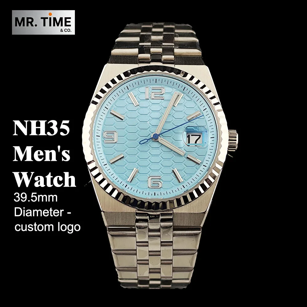 New NH35 Watch Men's Automatic Watch Customized Logo Watch Stainless Steel Watch Sapphire Glass NH35 Movement Watch
New NH35 Watch Men's Automatic Watch Customized Logo Watch Stainless Steel Watch Sapphire Glass NH35 Movement Watch