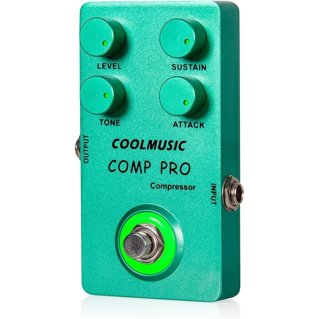 Педаль компрессора COOLMUSIC C-CS01, гитарная педаль Comp, компрессионный эффект, электрогитара и бас, True Bypass
Педаль компрессора COOLMUSIC C-CS01, гитарная педаль Comp, компрессионный эффект, электрогитара и бас, True Bypass