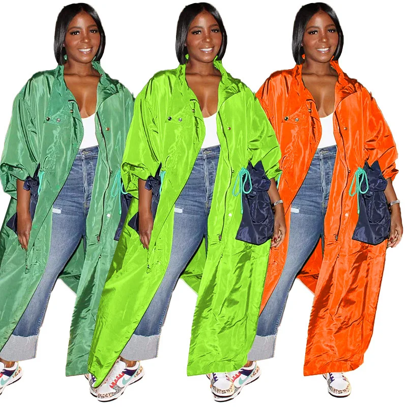 Autumn and Winter Women's Long-sleeved Stand-up Collar Jacket New Long Trench Coat Women
Autumn and Winter Women's Long-sleeved Stand-up Collar Jacket New Long Trench Coat Women