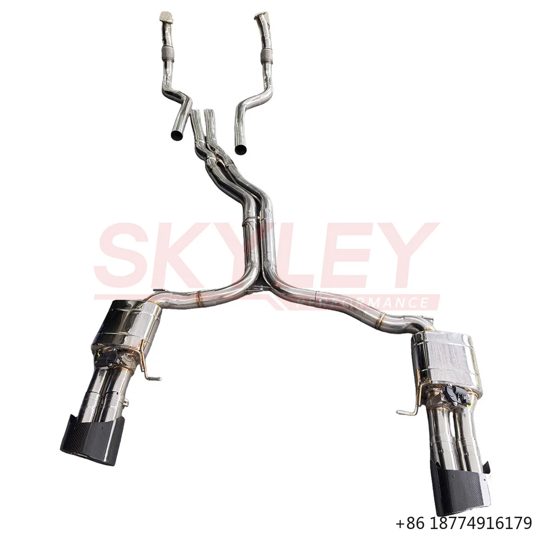 Выхлопная система Valvetronic из нержавеющей стали (передняя труба и Catback) для RS6 RS7 C8 4.0T с дистанционным управлением глушителем
Выхлопная система Valvetronic из нержавеющей стали (передняя труба и Catback) для RS6 RS7 C8 4.0T с дистанционным управлением глушителем