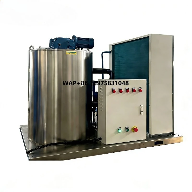 500kg/day ice machine with high durability for making brine flake ice for fishing, seafood and vegetable preservation
500kg/day ice machine with high durability for making brine flake ice for fishing, seafood and vegetable preservation