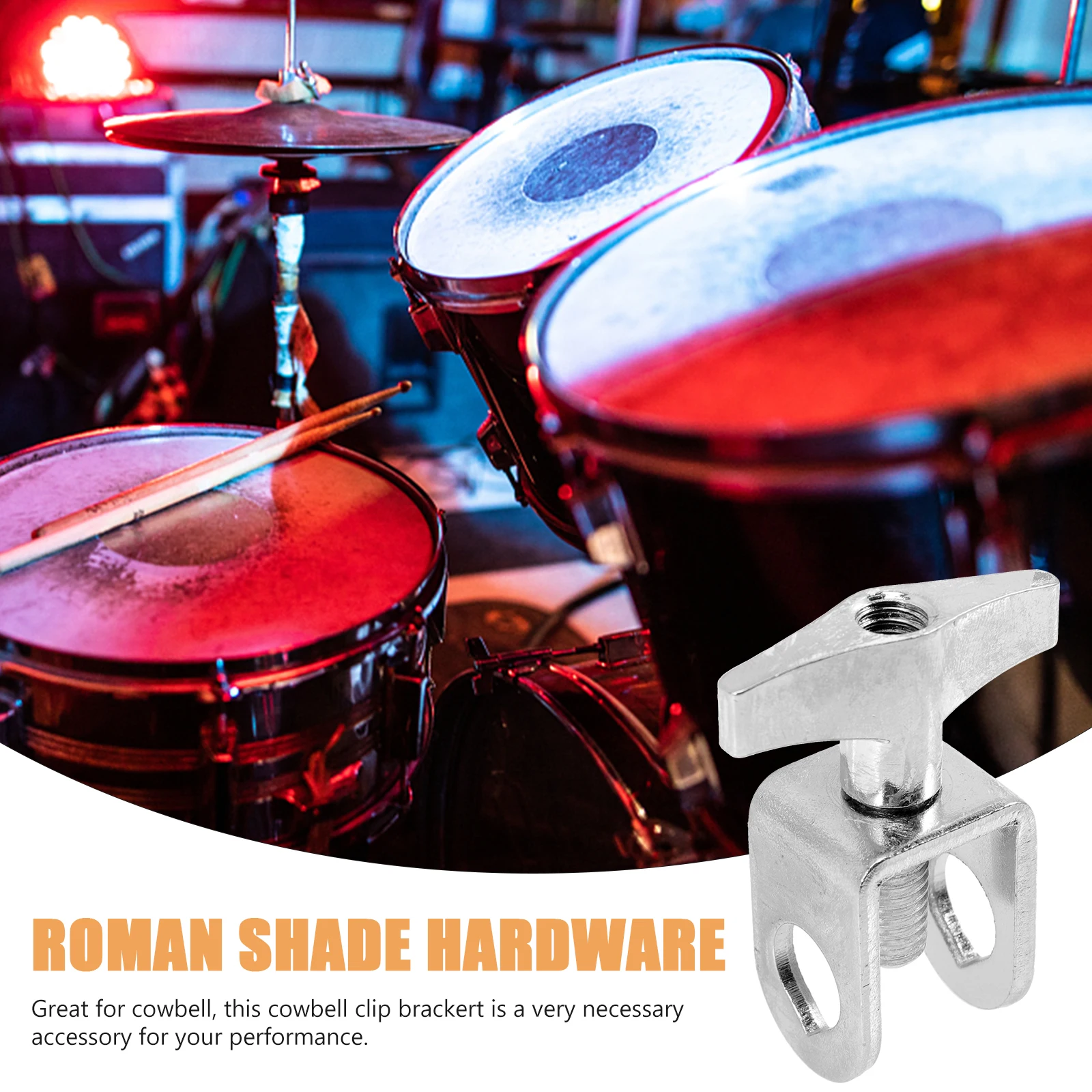 Cowbell Clip Fixing Lock Durable Wear Resistant Holder Mount Clamp Music Accessories Drum Hoop Bass Drum Bracket
Cowbell Clip Fixing Lock Durable Wear Resistant Holder Mount Clamp Music Accessories Drum Hoop Bass Drum Bracket