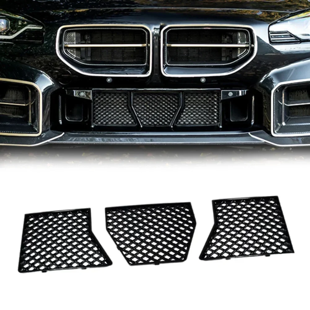 3 шт. решетка переднего бампера автомобиля для BMW G87 M2 2023-2025, сетчатая защита, улучшенный воздушный поток, ABS, центральная нижняя решетка, сетчатая защита
3 шт. решетка переднего бампера автомобиля для BMW G87 M2 2023-2025, сетчатая защита, улучшенный воздушный поток, ABS, центральная нижняя решетка, сетчатая защита