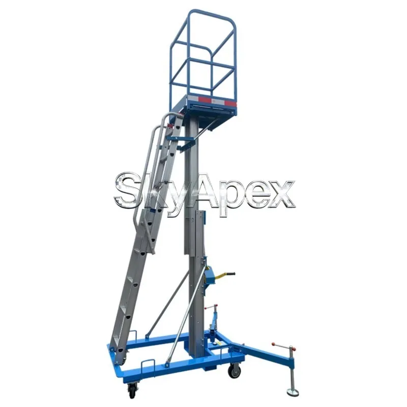 Lightweight Mobile Aluminum Alloy Lifting Platform Ladder Type Aerial Work Cart Explosion Proof Portable High Altitude Tool
Lightweight Mobile Aluminum Alloy Lifting Platform Ladder Type Aerial Work Cart Explosion Proof Portable High Altitude Tool